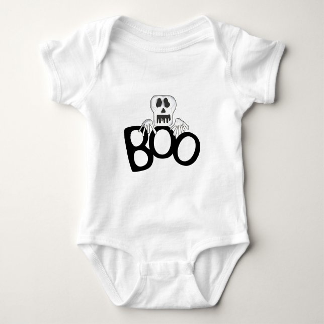 Skeleton Boo Tshirts och Gifts (Framsida)