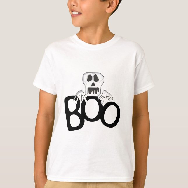 Skeleton Boo Tshirts och Gifts (Framsida)