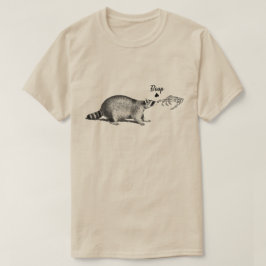 Skeleton Boop Raccoon Shirt | Retro Halloween T-Sh T Shirt