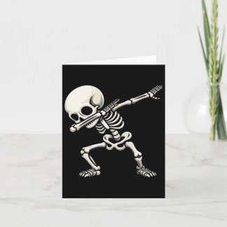 Skeleton Boys Kids Manar Funny Halloween Kort