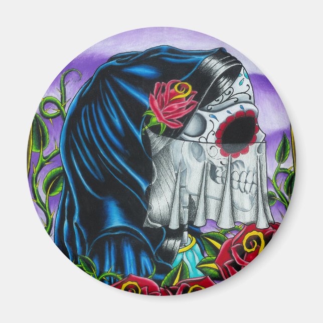 Skeleton Bride Magnet (Framsidan)