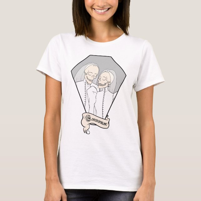 Skeleton Brides T Shirt (Framsida)