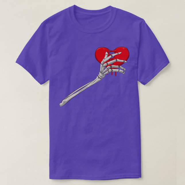 Skeleton Broken Heart Bones Divorce Breakup Heartb T Shirt (Design framsida)