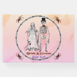 Skeleton Bröllop Guest Bok