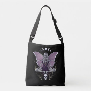 Skeleton Butterfly Goth Axelväska