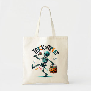 Skeleton Candy Haul Bus eller godis Bag Tygkasse