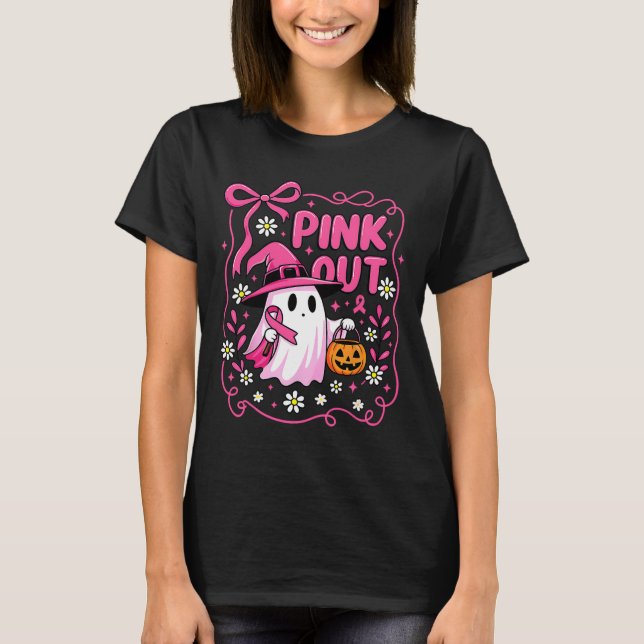 Skeleton Cat Skull Kattunge Cute Ghost Halloween M T Shirt (Framsida)