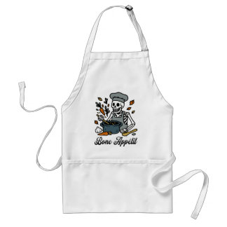 Skeleton Chef Halloween - Funny Fall Baking Gift Förkläde