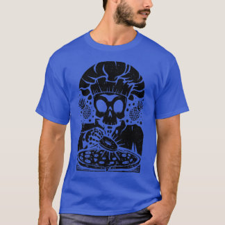 Skeleton Chef Pineapple Pizza Pineapple Pizza Lov T Shirt