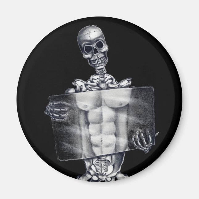 Skeleton Chest Xray Magnet (Framsidan)