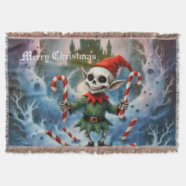 Skeleton Christmas Elf – Creepy Cute Dark Holiday Filt