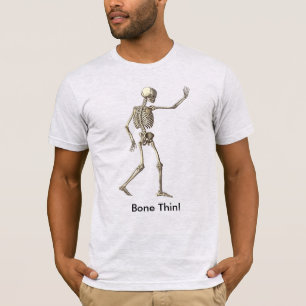 Skeleton citerar Bone Thin T-shirt