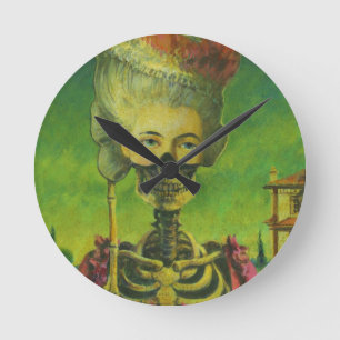 Skeleton Clock Rund Klocka
