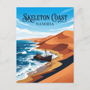 Skeleton Coast Namibia Vykort