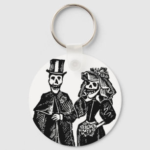 Skeleton Couple - Keychain Nyckelring