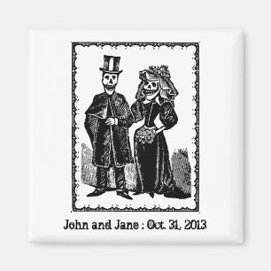 Skeleton Couple - Magnet #2 (Anpassa)