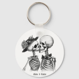 Skeleton Couple Nyckelring