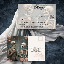 Skeleton Couple Til Death do us part OSA QR