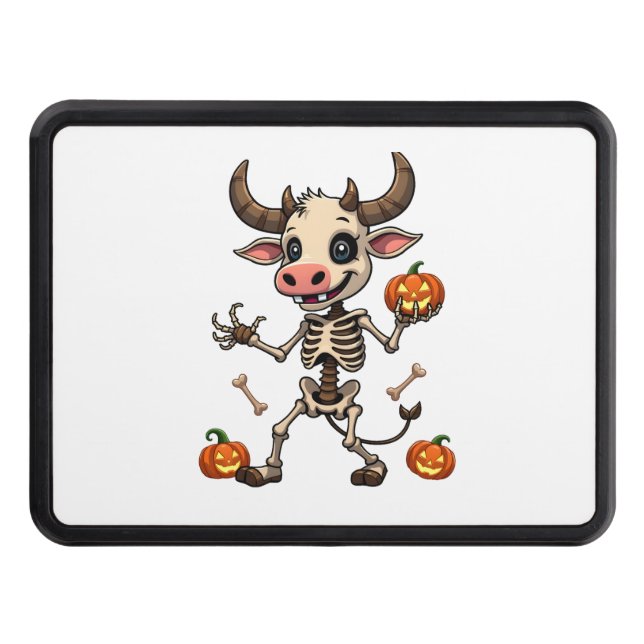 Skeleton Cow Parad Dragkroksskydd (Framsidan)