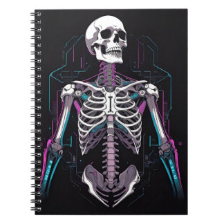 Skeleton Cyber Anteckningsbok