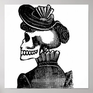 Skeleton Dam. Circa tidigt 1900-talet, Mexiko Poster