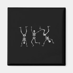 Skeleton Dance Challenge Halloween Scary Skeleton Magnet