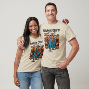 Skeleton Dance Crew Shirt Funny Dancing Skeleton T