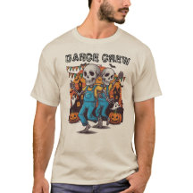 Skeleton Dance Crew Shirt Funny Dancing Skeleton