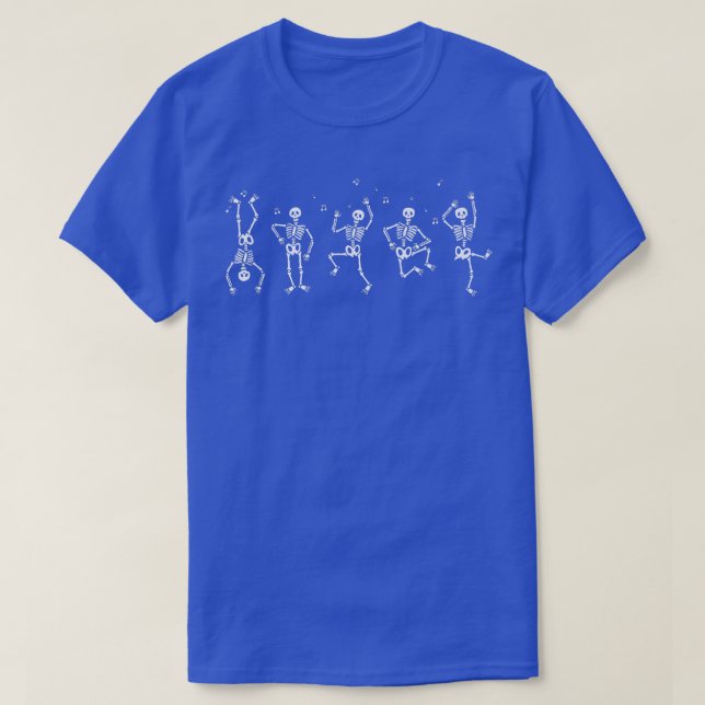 Skeleton Dance Cute Halloween Costume Gift  T Shirt (Design framsida)