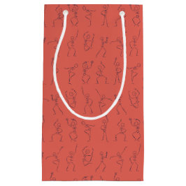 Skeleton Dance Halloween, liten presentväska - ora