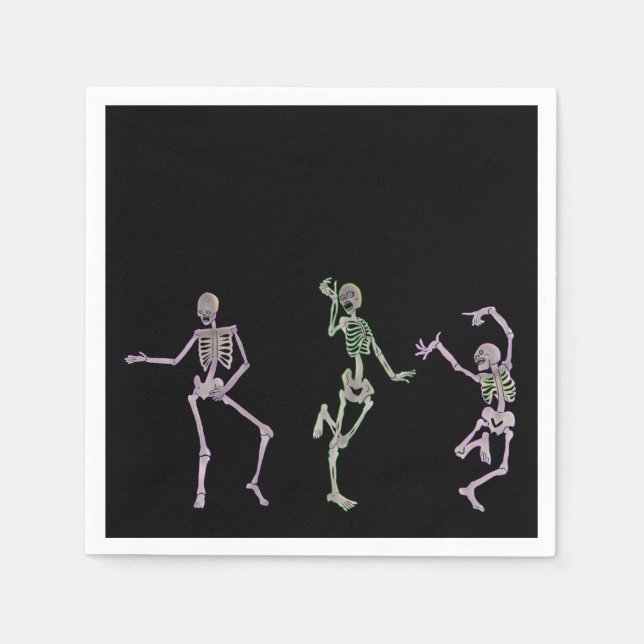 Skeleton Dance Pappersservett (Framsidan)