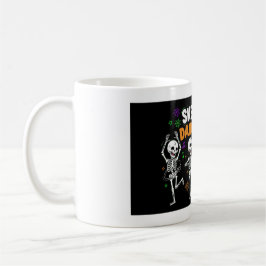Skeleton Dance Party Halloween Funny Spooky Kaffemugg