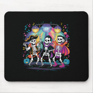 Skeleton Dance Party Spooky Halloween Firande Musmatta