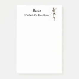 Skeleton Dance Post-it Block