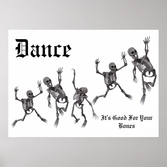 Skeleton Dance Poster (Framsidan)