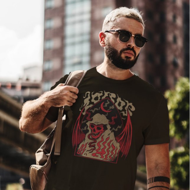 Skeleton Demon helvetet Creature T Shirt (Skapare uppladdad)