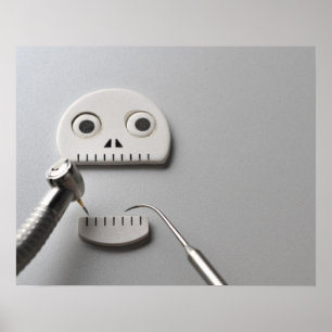 Skeleton Dental behandling Poster