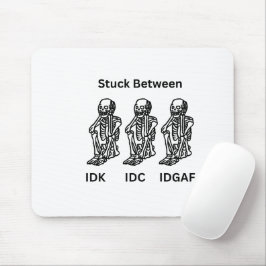 Skeleton Design på en musknapp Musmatta