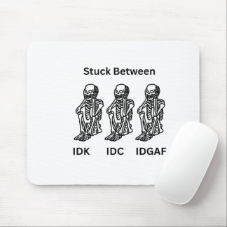 Skeleton Design på en musknapp Musmatta