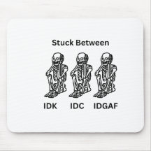 Skeleton Design på en musknapp