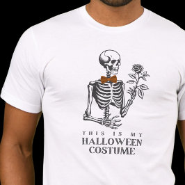 Skeleton Det här är min Halloween Costume T Shirt
