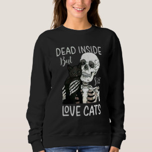 Skeleton dog innanför men fortfarande Kärlek T Shirt