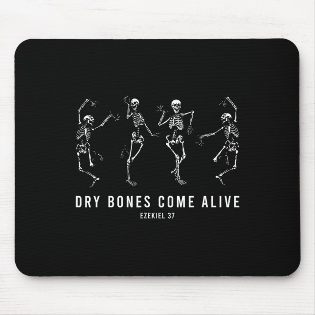 Skeleton Dry Bones Kom Alive Christian Halloween Musmatta (Framsidan)