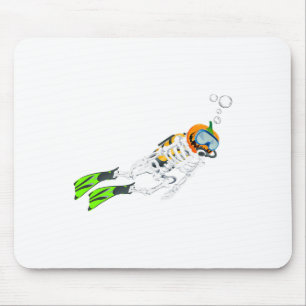 Skeleton Dyka Halloween Pumpkin Diver Musmatta
