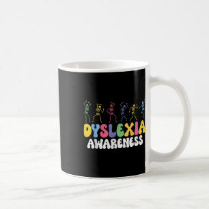 Skeleton Dyslexia Awareness Dyslexia Pental Health Kaffemugg
