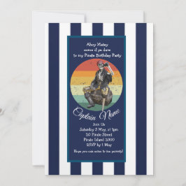 Skeleton Epic Pirat Party Inbjudningar