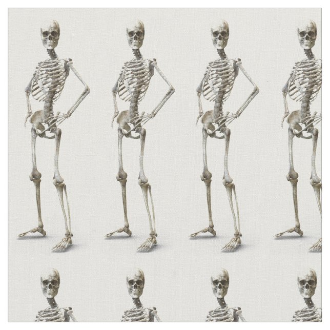 Skeleton Fabric Tyg (Närbild)