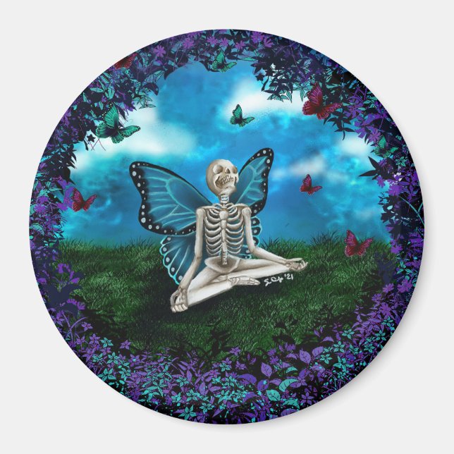 Skeleton Fairy Magnet (Framsidan)
