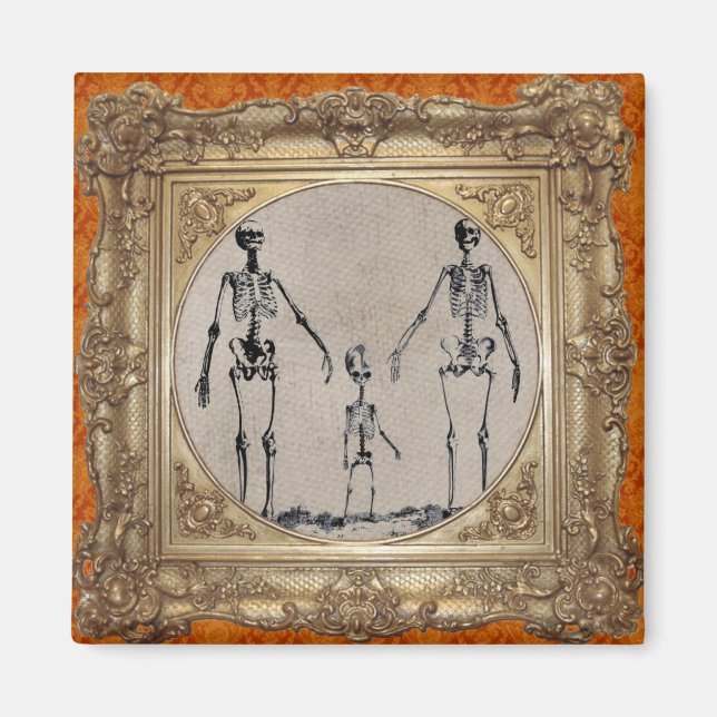 Skeleton Family Magnet (Framsidan)