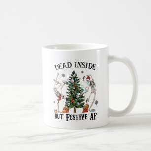 Skeleton - fin jul - död inuti men snygg kaffemugg